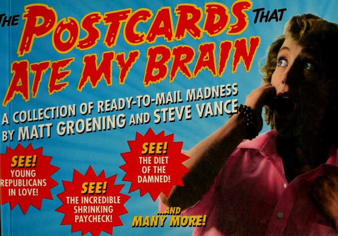 Book cover for Postcards That Ate My Brain #
