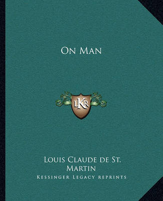 Book cover for On Man