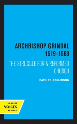 Book cover for Archbishop Grindal, 1519-1583