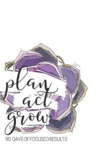 Cover of Plan Act Grow - 90 Days Of Focused Results