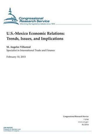 Cover of U.S.-Mexico Economic Relations