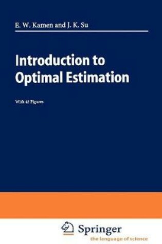 Cover of Introduction to Optimal Estimation