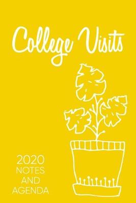 Book cover for College Visits Notes and Agenda