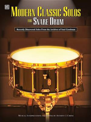 Cover of Modern Classic Solos for Snare Drum