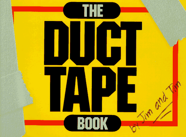 Book cover for The Duct Tape Book