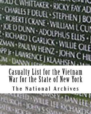 Book cover for Casualty List for the Vietnam War for the State of New York