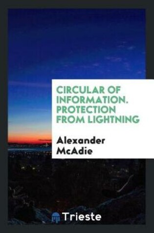 Cover of Circular of Information. Protection from Lightning