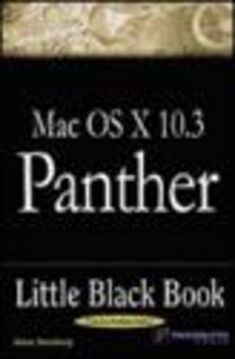 Book cover for Mac OS X 10.3 Panther Little Black Book