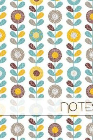 Cover of Floral Notebook, Lined Writing Pad, Notes, Pretty Notebook