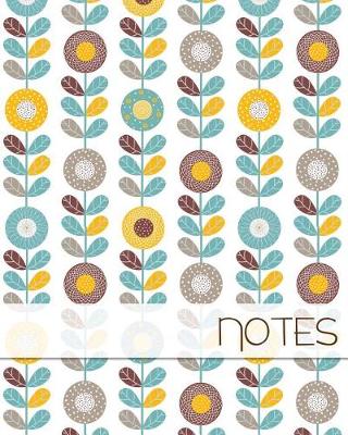 Book cover for Floral Notebook, Lined Writing Pad, Notes, Pretty Notebook