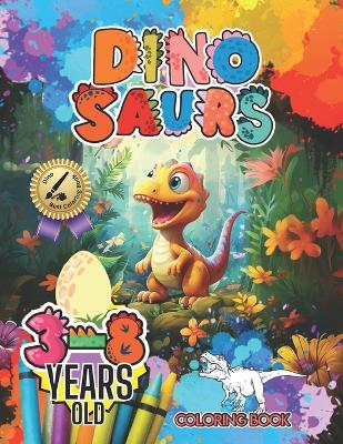 Book cover for Coloring book Dinosaurs