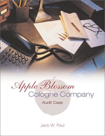 Book cover for Apple Blossom Cologne Company: Audit Case