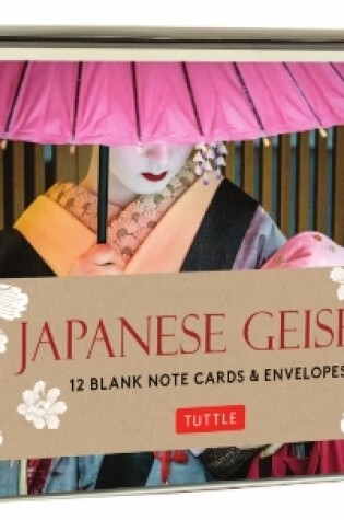Cover of Japanese Geisha Note Cards