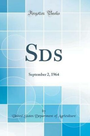 Cover of Sds: September 2, 1964 (Classic Reprint)