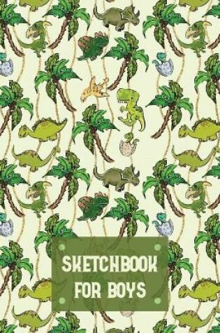 Cover of Sketchbook for Boys Artist Pad PaperDrawing Pad Kids LargeDrawing Pad Boys Notepad Drawing Sketch Book 8x5 Sketch Book DiaryChilds Sketch Book