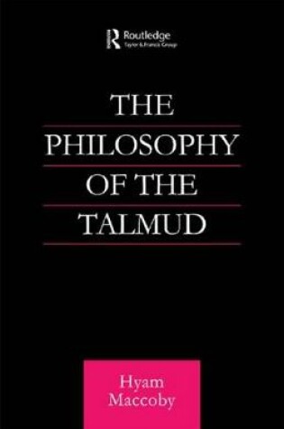 Cover of Philosophy of the Talmud