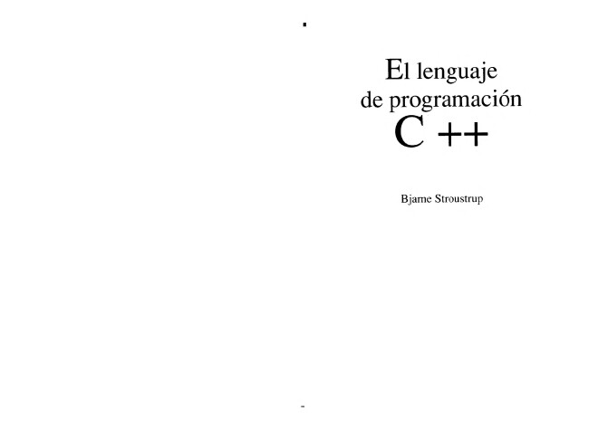 Book cover for Lenguaje de Programacion C++