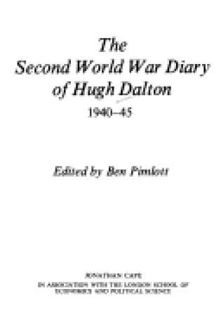 Cover of The Second World War Diary, 1940-45