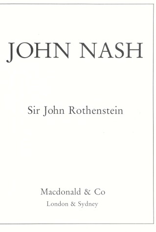 Book cover for John Nash