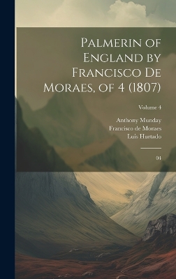 Book cover for Palmerin of England by Francisco De Moraes, of 4 (1807)