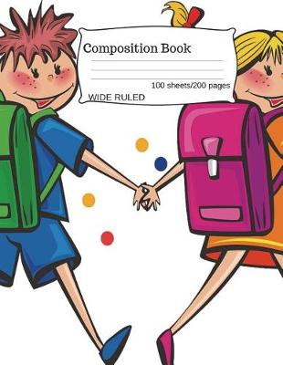 Book cover for School Kids Composition Notebook