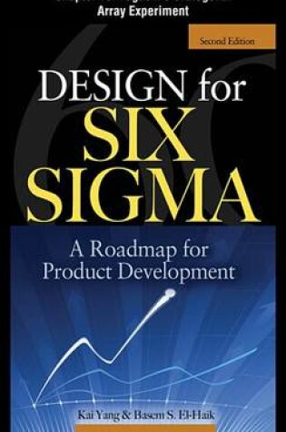 Cover of Design for Six SIGMA: Taguchi's Orthogonal Array Experiment