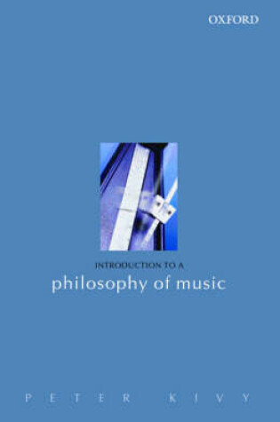 Cover of Introduction to a Philosophy of Music