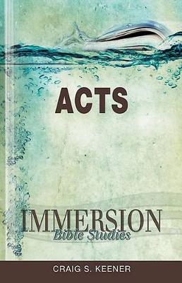 Book cover for Immersion Bible Studies: Acts
