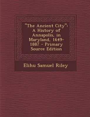 Book cover for "The Ancient City"