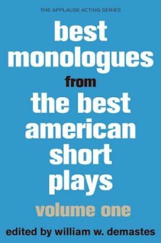 Cover of Best Monologues from Best American Short Plays