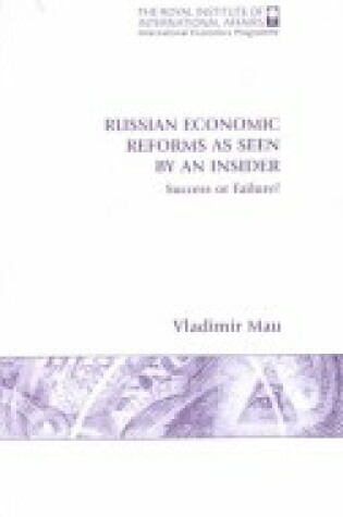 Cover of Russian Economic Reforms as Seen by an Insider