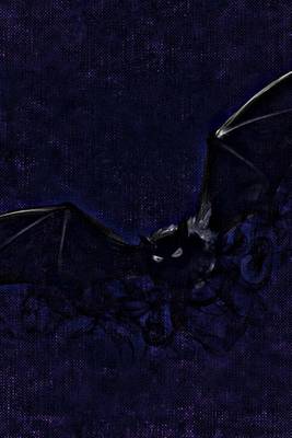 Book cover for Bad Ass Bat on Blue