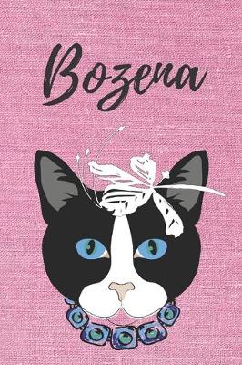 Book cover for personalisiertes Notizbuch Katze / Notizheft / Journal / Malbuch / Tagebuch / Kritzelbuch / DIN A5 / Geschenk Bozena