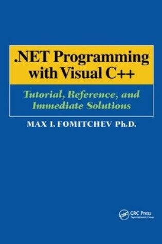 Cover of .NET Programming with Visual C++