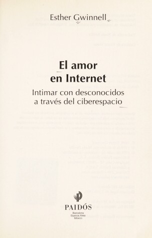 Book cover for El Amor En Internet