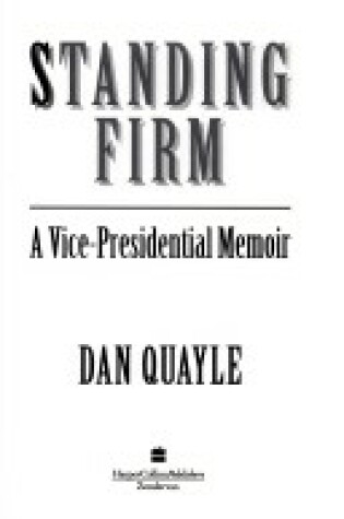 Cover of Standing Firm