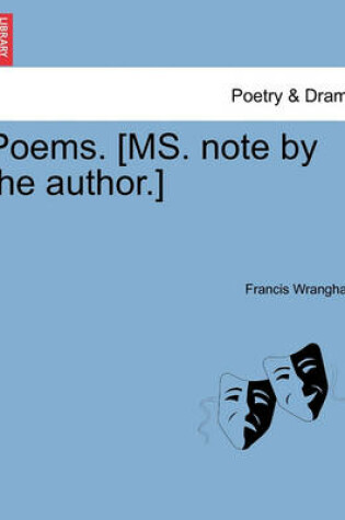 Cover of Poems. [Ms. Note by the Author.]