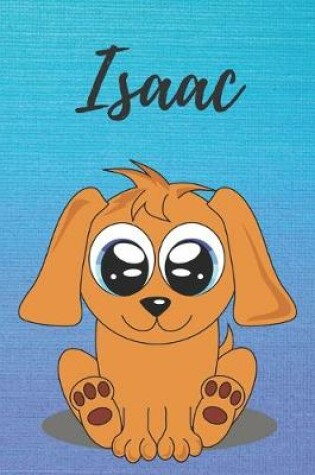 Cover of Isaac dog coloring book / notebook / journal / diary