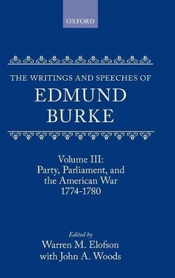 Book cover for Volume III: Party, Parliament, and the American War 1774-1780