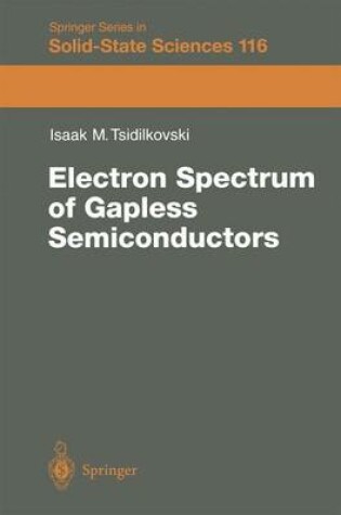 Cover of Electron Spectrum of Gapless Semiconductors