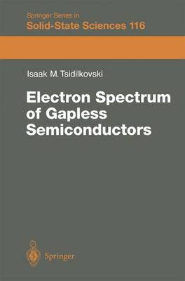 Book cover for Electron Spectrum of Gapless Semiconductors