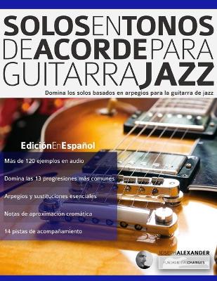 Book cover for Solos en tonos de acorde para guitarra jazz