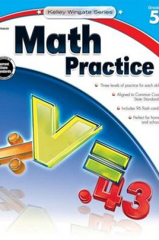 Cover of Math Practice, Grade 5