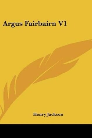 Cover of Argus Fairbairn V1