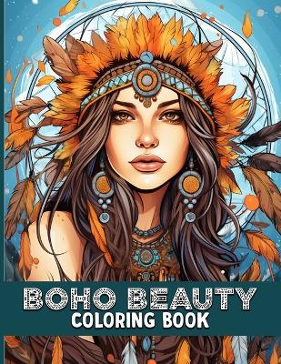 Book cover for Boho Beauty Coloring Book