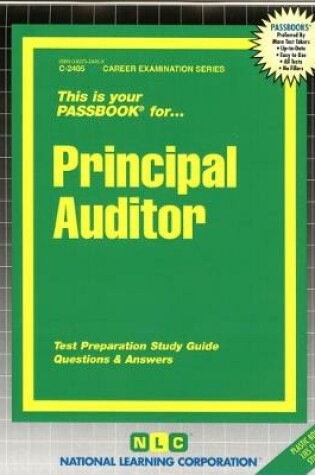 Cover of Principal Auditor