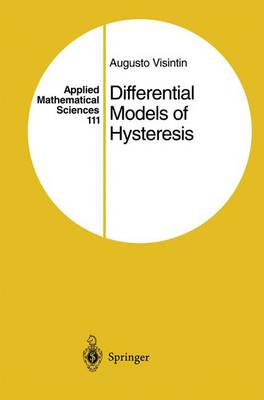 Cover of Differential Models of Hysteresis