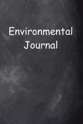 Book cover for Environmental Journal Chalkboard Design