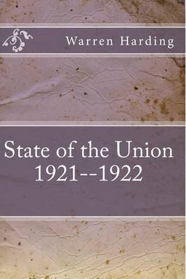 Book cover for State of the Union 1923-1928