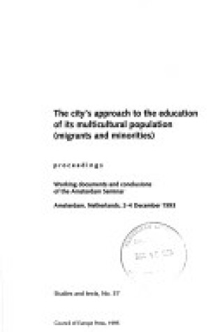 Cover of The City's Approach to the Education of Its Multicultural Population